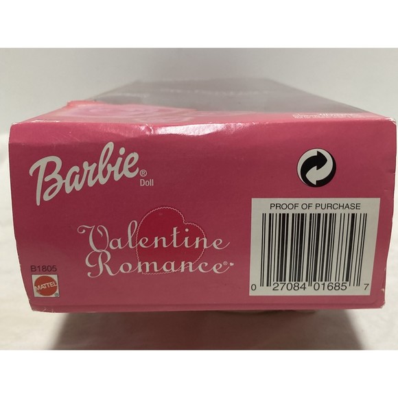 New-In-Box Mattel Valentine Romance Barbie Doll w/ Locket - #B1805 Vintage 2003 - Picture 12 of 14
